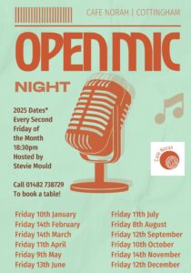 Cafe Norah’s Open Mic